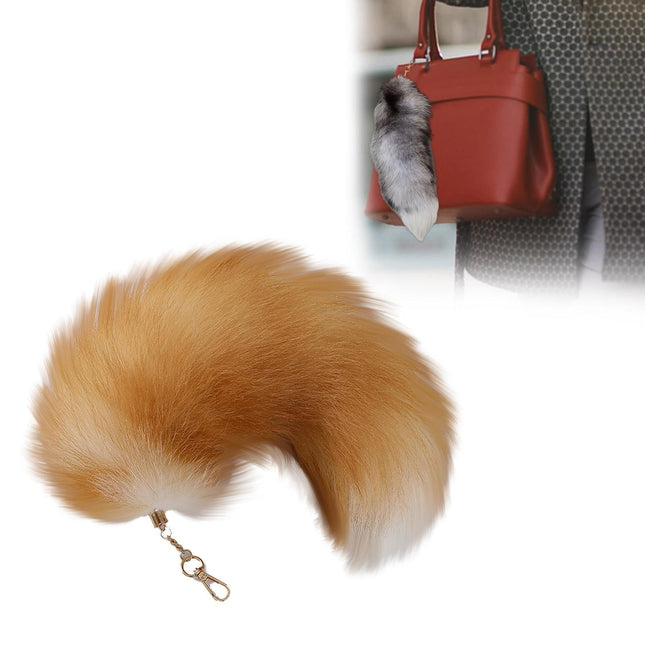 LGCASL Tail Keychain Faux Tail Keychain Furry Tail Tassels Pendant for Womens Cosplay Accessories – product detail
