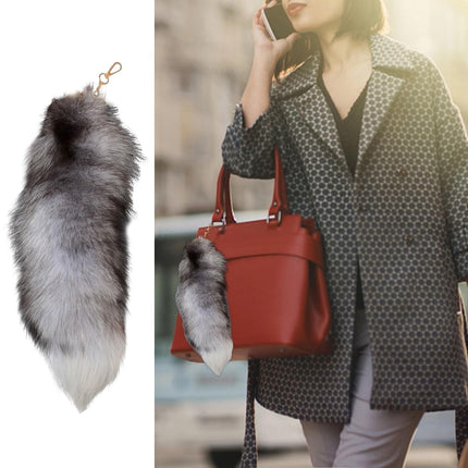 LGCASL Tail Keychain Faux Tail Keychain Furry Tail Tassels Pendant for Womens Cosplay Accessories Toys Keyrings, 1×Accessory Prop Fox Tail Pendant L 14.96Inch Imitation fox tail pendant L 14.96inch