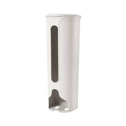 1 Storage Box Grocery Bag Holder Wall Mount Garbage Storage Bag Dispenser Hanging Can with Cover Kitchen Bag Holder Dispenser for Bags One Size A