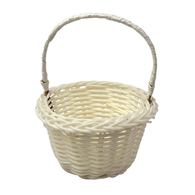 Small Wall-Mounted Kitchen Storage Basket Hanging Storage Wicker Baskets Wall Mounted Woven