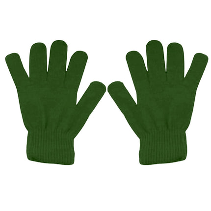 LGCASL Clearance! Winter Gloves Warm Strecty Knit Gloves for Men Women- Dark Gray One Size Bronze
