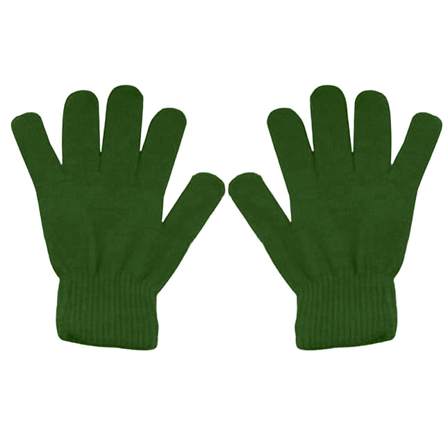 LGCASL Clearance Winter Gloves Warm Strecty Knit Gloves for Men Women- Dark Gray One Size Bronze