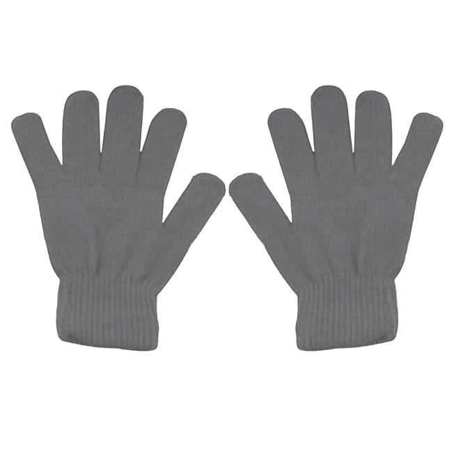 LGCASL Clearance Winter Gloves Warm Strecty Knit Gloves for Men Women- Dark Gray One Size Light Ashy