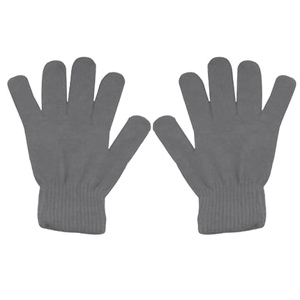 LGCASL Clearance! Winter Gloves Warm Strecty Knit Gloves for Men Women- Dark Gray One Size Light Ashy