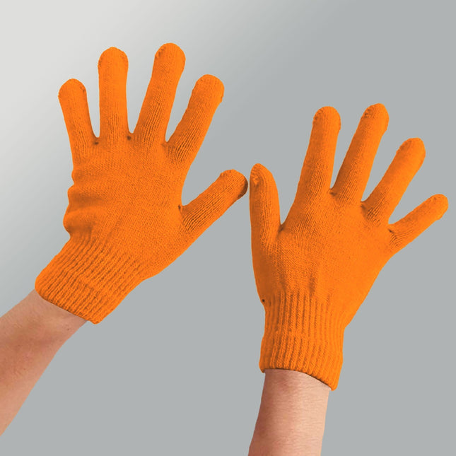LGCASL Clearance Winter Gloves Warm Strecty Knit Gloves for Men Women- Dark Gray One Size Orange – product detail