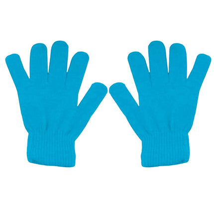 LGCASL Clearance! Winter Gloves Warm Strecty Knit Gloves for Men Women- Dark Gray One Size Sky Blue