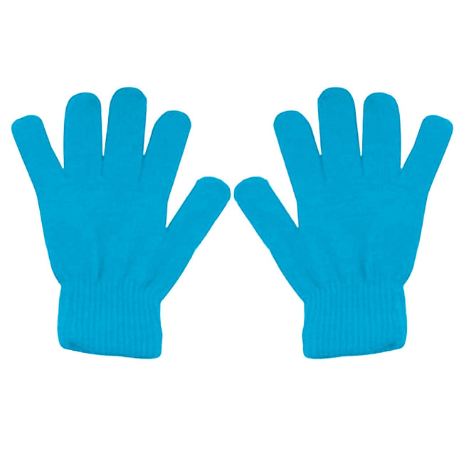 LGCASL Clearance Winter Gloves Warm Strecty Knit Gloves for Men Women- Dark Gray One Size Sky Blue