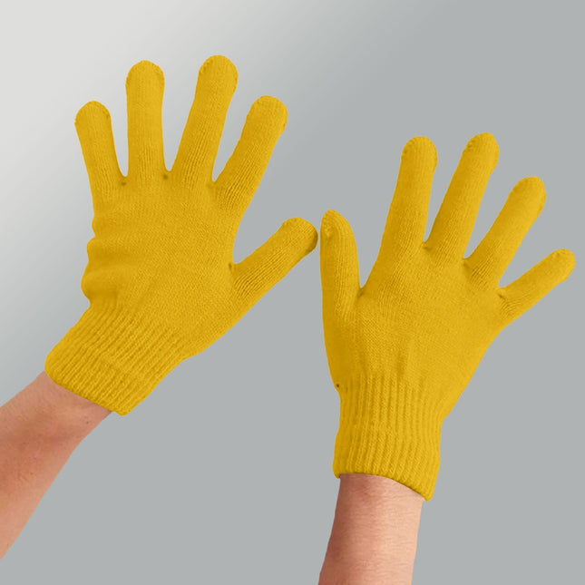 LGCASL Clearance Winter Gloves Warm Strecty Knit Gloves for Men Women- Dark Gray One Size Yellow – product detail