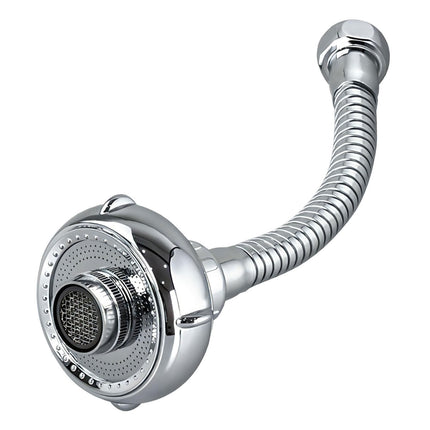 LGCASL Shaped 360° Swivel Kitchen Faucet Extender Anti Function Kitchen Faucet Sprayer Attachment Large Diameter Shower Head Water Saving 8 Inch 20 6 6cm Silver