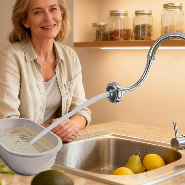 LGCASL Shaped 360 Degree Swivel Kitchen Faucet Extender Anti Function Kitchen Faucet Sprayer – product detail