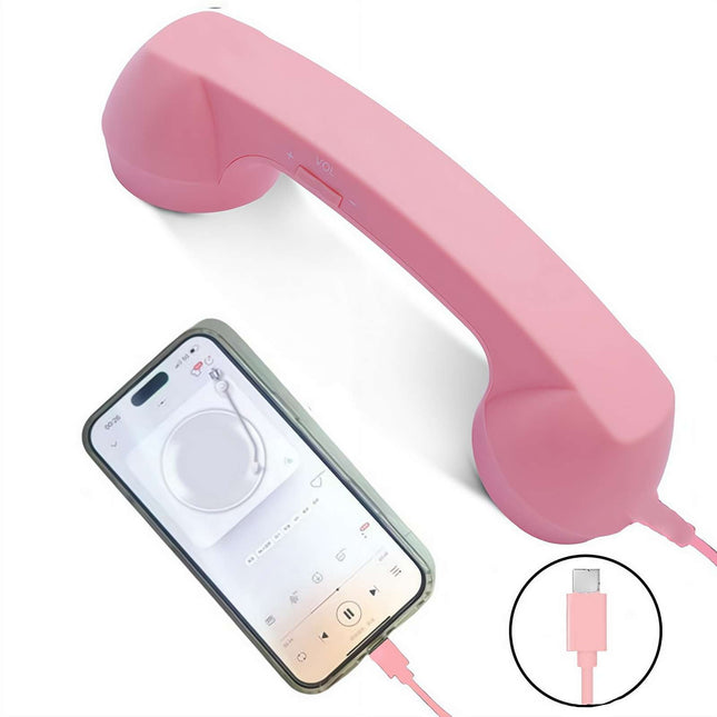 Phone Retro Handset Phone Retro Phone Handset 2026 New Bluetooth Retrophone Vintage Telephone to Landline