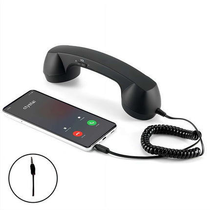 Phone Retro Handset, Phone Retro Phone Handset, 2026 New Bluetooth Retrophone, Vintage Telephone to Landline Adapter Pink