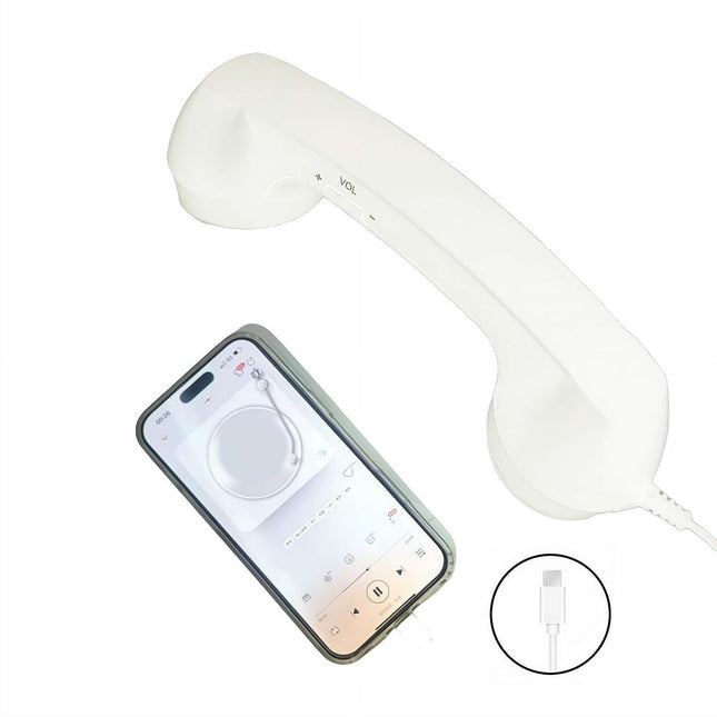 Phone Retro Handset Phone Retro Phone Handset 2026 New Bluetooth Retrophone Vintage Telephone to Landline