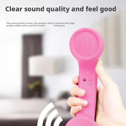 Phone Retro Handset, Phone Retro Phone Handset, 2026 New Bluetooth Retrophone, Vintage Telephone to Landline Adapter White