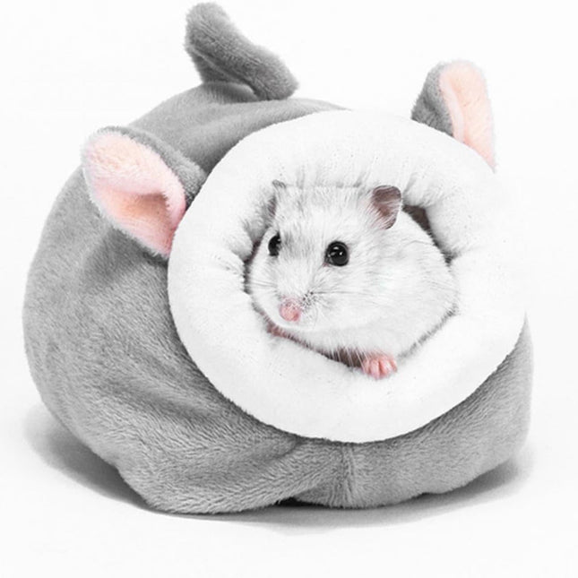 LGCASL Small Pet Bed Pig Christmas Bed Warm Hedgehog Hideout Cotton House Sleeping Nest Cage – product detail