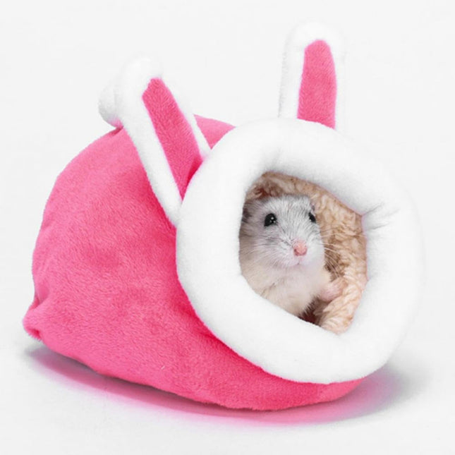 LGCASL Small Pet Bed Pig Christmas Bed Warm Hedgehog Hideout Cotton House Sleeping Nest Cage – product detail