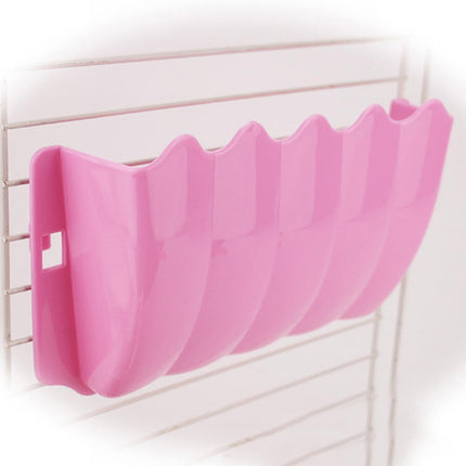 LGCASL Hanging Hay Dispenser for Pet Rabbits, Rabbit Feeder Small Animal Hay Bowl Hay Holder Large Capacity Feeder for Bunny Pig Light Blue