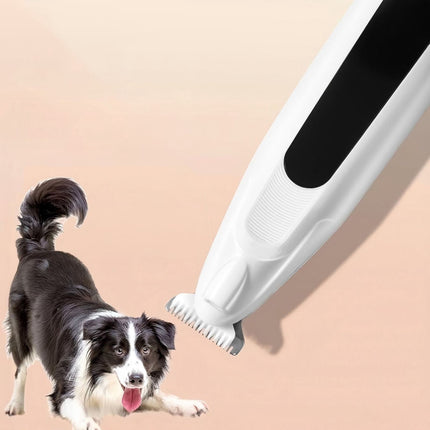 LGCASL Pet Grooming Kit, Small to Medium-Sized Pet Grooming Tools Dog Trimmer Pet Precision Trimmer for Cordless Dog Clipper Trimmer for Dogs Usb Rechargeable Noise Dog Grooming for Ears White