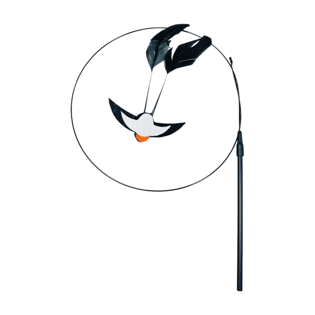 LGCASL Pet Chew Toys Clearance Teasing Stick Replaces the Head Swallow Model Retractable Teasing Artifact