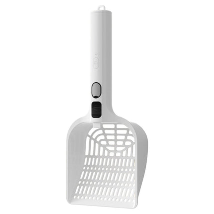 LGCASL Rechargeable Spray Deodorizing Cat Litter Scoop, Large Sized Rechargeable Spray Litter for Home Use Litter Scooping Tool White