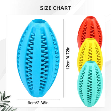 LGCASL Pet Toy Ball Dog Puzzle Toy 1 Pack Interactive Dog Toys for Dispensing Puppy Toys for Teething Puppy for Teeth/Slow Feeder/Iq Training/Playing, Yellow Red