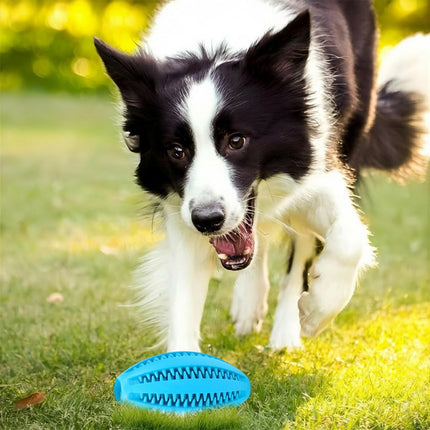 LGCASL Pet Toy Ball Dog Puzzle Toy 1 Pack Interactive Dog Toys for Dispensing Puppy Toys for Teething Puppy for Teeth/Slow Feeder/Iq Training/Playing, Yellow Sky Blue