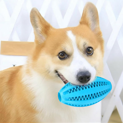 LGCASL Pet Toy Ball Dog Puzzle Toy 1 Pack Interactive Dog Toys for Dispensing Puppy Toys for Teething Puppy for Teeth/Slow Feeder/Iq Training/Playing, Yellow Sky Blue