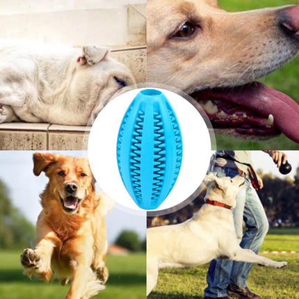 LGCASL Pet Toy Ball Dog Puzzle Toy 1 Pack Interactive Dog Toys for Dispensing Puppy Toys for Teething Puppy for Teeth/Slow Feeder/Iq Training/Playing, Yellow Sky Blue