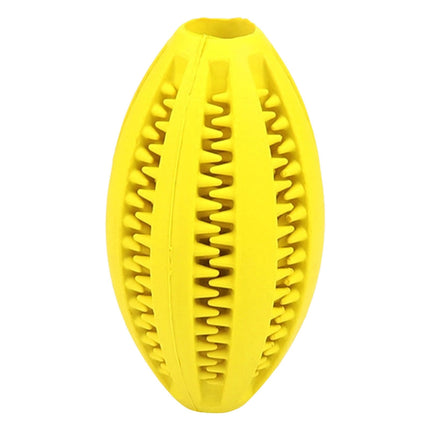 LGCASL Pet Toy Ball Dog Puzzle Toy 1 Pack Interactive Dog Toys for Dispensing Puppy Toys for Teething Puppy for Teeth/Slow Feeder/Iq Training/Playing Yellow