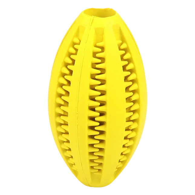 LGCASL Pet Toy Ball Dog Puzzle Toy 1 Pack Interactive Dog Toys for Dispensing Puppy in Yellow
