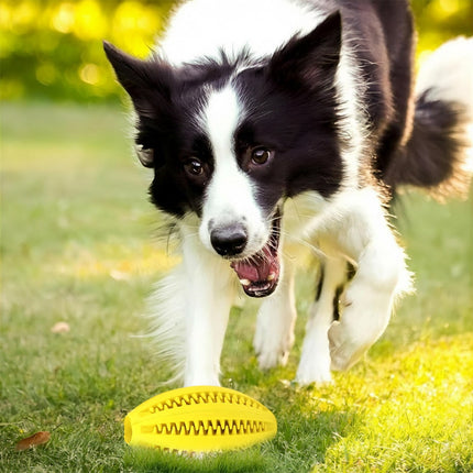 LGCASL Pet Toy Ball Dog Puzzle Toy 1 Pack Interactive Dog Toys for Dispensing Puppy Toys for Teething Puppy for Teeth/Slow Feeder/Iq Training/Playing Yellow