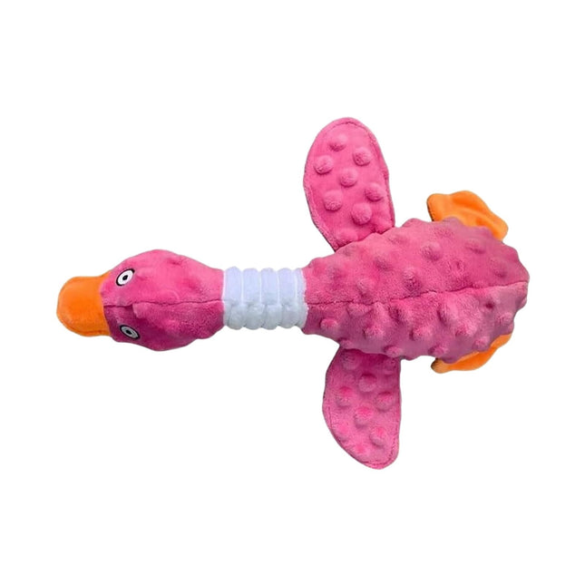 LGCASL Pink Duck Chew Toy Dog Toys for Aggressive Chewers 2026 New Dog Toys Calming in Yellow / Pink