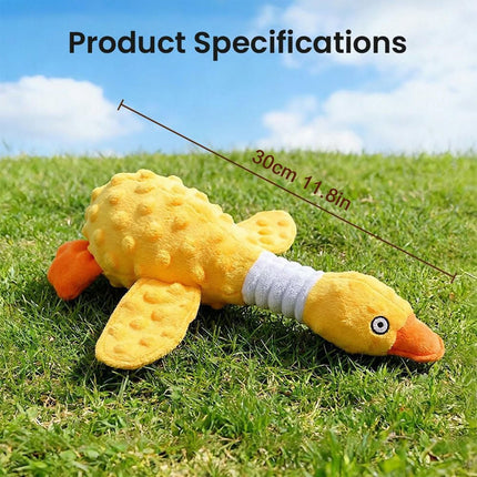 LGCASL Pink Duck Chew Toy Dog Toys for Aggressive Chewers 2026 New Dog Toys Calming Toy for Dogs Indestructible Toy with in Squeaker for Boredom Yellow Dog Plush for Dogs Pink