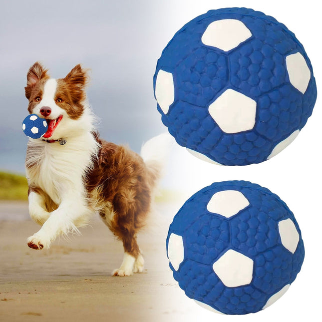 LGCASL Soccer Ball Chew Toy Dog Toy Squeak Rubber Fun Suitable for Large and Medium – product detail