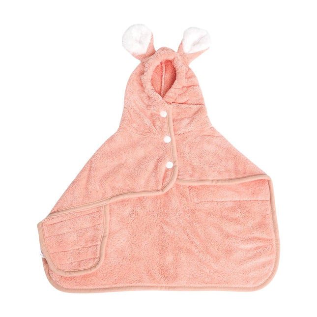 LGCASL 2026 New Puppy Bathrobe with Hood Dog Bathrobe Absorbent Towel for Small Dogs Fast in Blue / Pink
