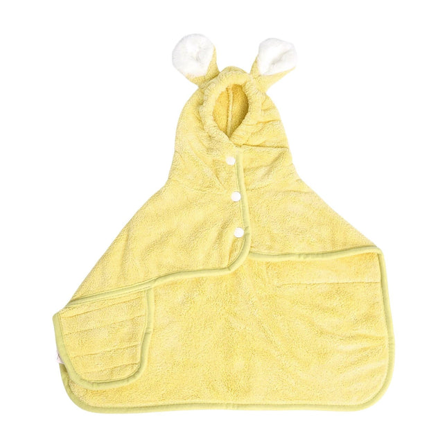 LGCASL 2026 New Puppy Bathrobe with Hood Dog Bathrobe Absorbent Towel for Small Dogs Fast in Blue / Yellow