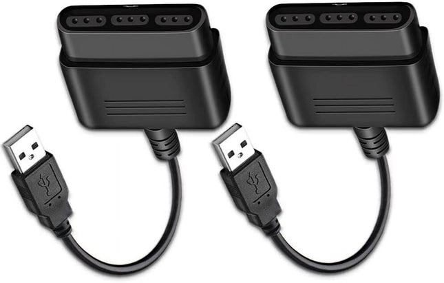 For PS2 Controller to USB Adapter Converter Cable (2 PACK) V1189-LWWAL-20260325-02778