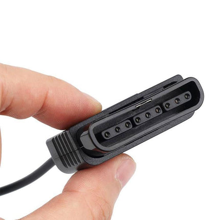 For PS2 Controller to USB Adapter Converter Cable (2 PACK)