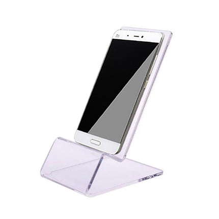 Eguiwyn Mobile phone holder Mobile Holder Phone Stand Acrylic Display Rack Bracket Transparent Clear Mount Kitchen，Dining & Bar Rack Clear
