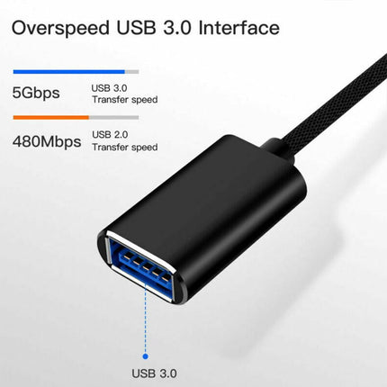 6 ft USB Extension Cable, USB A to A Charging Power Cord (Male to Female)