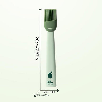 JWDX Silicone Oil Brush Clearance! Food Grade Silicone Brush Oil Brush Kitchen Pancake Oil Brush Household High Tem, Kitchen Fat Brush Promotion Include 1*Baking and Grilling Oil Brush Green