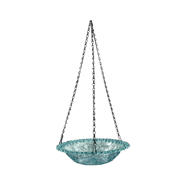 JWDX Bird Feeders for Outdoors Clearance Hanging Bird Bath Plastic Bird Bath Plate Hanging Tray in Blue