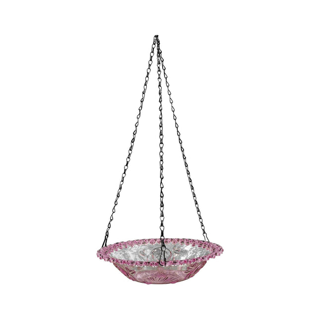 JWDX Bird Feeders for Outdoors Clearance Hanging Bird Bath Plastic Bird Bath Plate Hanging Tray in Purple