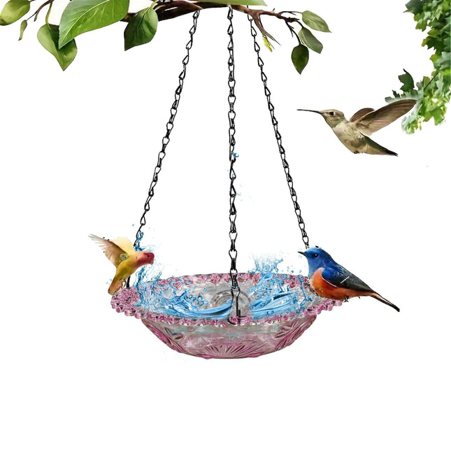JWDX Bird Feeders for Outdoors Clearance Hanging Bird Bath Plastic Bird Bath Plate Hanging Tray – product detail