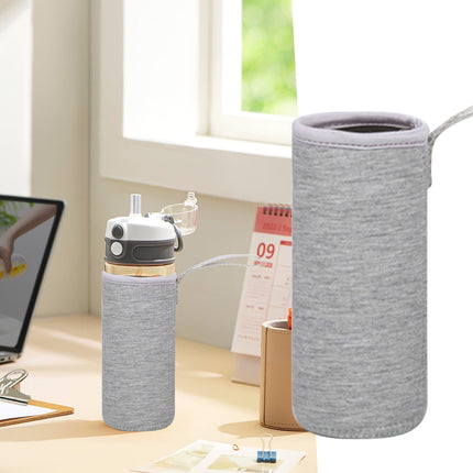 Clearance School Supplies! JWDX Cup Holder Grey, Neoprene Insulated Collapsible Drink Bottle Covers Multi Color (Include: 1*Cup Holder) Clearance Sale Grey