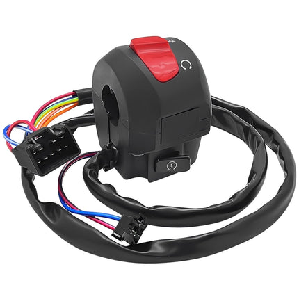 MATI Handlebar Control Switch Start Kill Stop Button for Suzuki SV650 GSXR600 GSXR750 Bandit 1200 600 Katana 600 750 Hayabusa 1300 TL1000 GZ250 GSX1300R GSX750F GSX600F GSF1200 GSF600