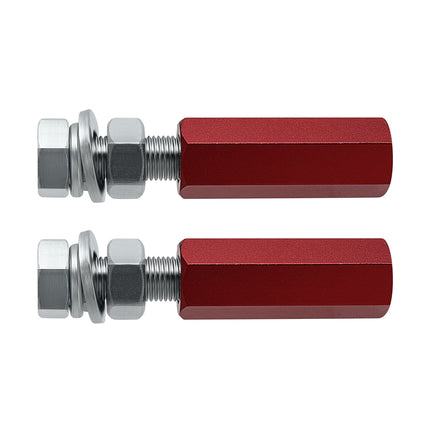 M MATI Quick Release Flag Pole Holder Red Hold 1/4' Flag Poles for ATV UTV Motorcycle Dirt Bike All Year,2Pcs