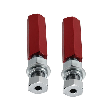 M MATI Quick Release Flag Pole Holder Red Hold 1/4' Flag Poles for ATV UTV Motorcycle Dirt Bike All Year,2Pcs