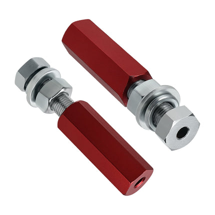 M MATI Quick Release Flag Pole Holder Red Hold 1/4' Flag Poles for ATV UTV Motorcycle Dirt Bike All Year,2Pcs