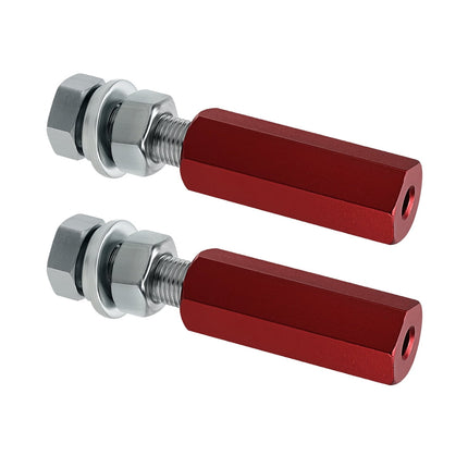 M MATI Quick Release Flag Pole Holder Red Hold 1/4' Flag Poles for ATV UTV Motorcycle Dirt Bike All Year,2Pcs